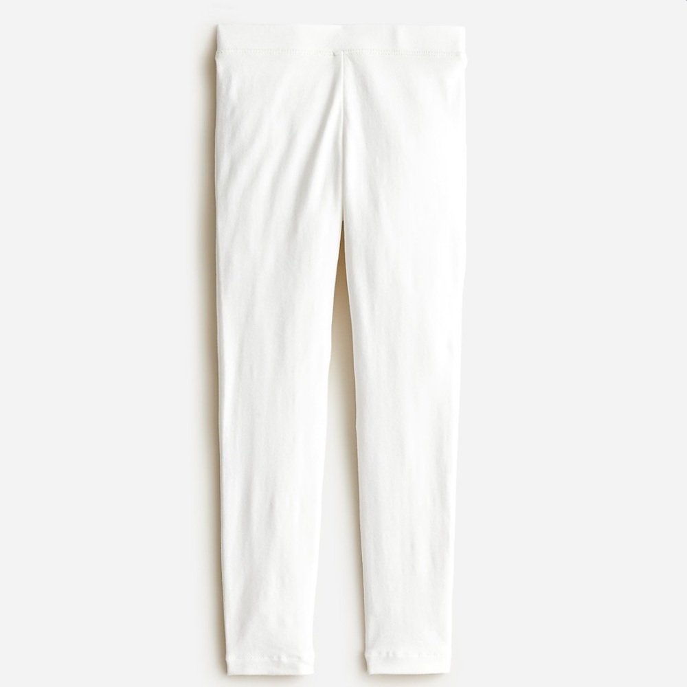 J crew girls everyday leggings pants white comfort